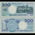 *200 Zlotych Poľsko 1990 P171 UNC *200 Zlotych Poľsko 1990 P171 UNC