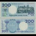 *200 Zlotych Poľsko 1990 P171 UNC