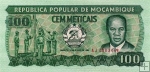 *100 Meticais Mozambik 1989, P130c UNC