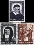 *Známky Vatikán 1960 Paul a Louise de Marillac séria MNH