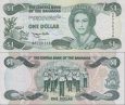 *1 Dolár Bahamy 1992 P51 AU/UNC
