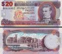 **20 Dolárov Barbados 2007, P69a UNC