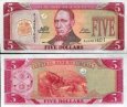 *5 Dolárov Libéria 2011, P26g UNC *5 Dolárov Libéria 2011, P26g UNC