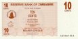 *10 centů Zimbabwe 2006, P35 UNC, Bearer Cheque *10 centů Zimbabwe 2006, P35 UNC, Bearer Cheque