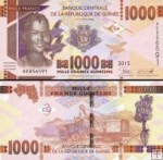 *1000 Frankov Guinea 2015-18, P48 UNC