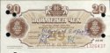 *20 bulharských leva Bulharsko 1986, výmenný certifikát AU