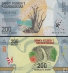 200 Ariary Madagaskar 2017, P098 UNC