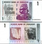 *1 Dolár Zimbabwe 2007, P65 UNC