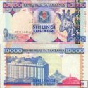 *10 000 Shilingi Tanzánia 1997, P33 UNC