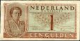 **1 Gulden Holandsko 1945, P72 VF **1 Gulden Holandsko 1945, P72 VF