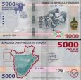 *5000 Frankov Burundi 2022, P58 UNC *5000 Frankov Burundi 2022, P58 UNC