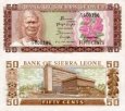 *50 Centov Sierra Leone 1984, P4e UNC *50 Centov Sierra Leone 1984, P4e UNC