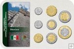Sada 8 ks mincí Mexiko 5 Centavos - 10 Pesos 1992-2017 blister