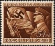 *Známka Nemecká ríša 1944 A. Hitler, MH *Známka Nemecká ríša 1944 A. Hitler, MH