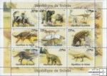 *Známky Guinea 1998 Dinosaury, razítkovaný hárček