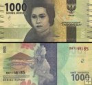 1000 Rupií Indonézia 2016, P154a UNC