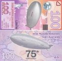 *New Jason Islands 2012, 100 Australes Hindenburg UNC