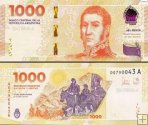 *1000 Pesos Argentína 2023, P367A UNC