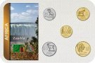 Sada 5 ks mincí Zambia 25 Ngwee - 10 Kwacha 1992 blister