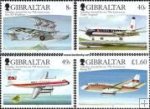 *Známky Gibraltar 2006 Lietadlá neraz. séria MNH