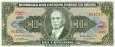 *10 Cruzeiros Brazília 1962, P177 UNC *10 Cruzeiros Brazília 1962, P177 UNC