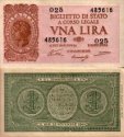 *1 Líra Taliansko 1944, P29a UNC