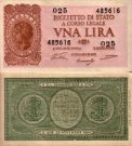 *1 Líra Taliansko 1944, P29a AU