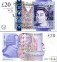 *20 Libier Veľká Británia 2007-18, P392 UNC