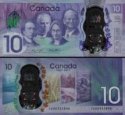 *10 Dolárov Kanada 2017, polymer P112 UNC pamätná