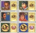 Známky Guinea 1972 Proti rasovej diskriminácii, razítkovaná séri Známky Guinea 1972 Proti rasovej diskriminácii, razítkovaná séri