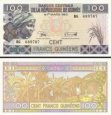 100 Franků Guinea 2015, P47A UNC 100 Franků Guinea 2015, P47A UNC
