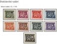 Známky Československo 1945, Bratislavské vydání Známky Československo 1945, Bratislavské vydání