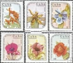 *Známky Kuba 1986 Exotické kvety séria MNH