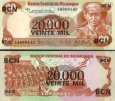 *20000 Córdobas Nikaragua 1987, pretlač P147 UNC *20000 Córdobas Nikaragua 1987, pretlač P147 UNC