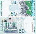 *50 Ringgit Malajsie 2001, P43d UNC *50 Ringgit Malajsie 2001, P43d UNC