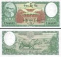 *100 nepálskych rupií Nepál 1961, P15 UNC