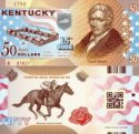 *USA 50 Dollars 2015 15. štát - Kentucky polymer