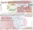 *1 000 000 Rialov Irán 2023, P154A UNC *1 000 000 Rialov Irán 2023, P154A UNC