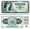5 Dinárov Juhoslávia 1968, P81b UNC