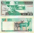 *50 dolárov Namíbia 1999, P7a UNC *50 dolárov Namíbia 1999, P7a UNC