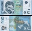 *100 srbských dinárov Srbsko 2013, P57b *100 srbských dinárov Srbsko 2013, P57b