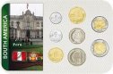 Sada 8 ks mincí Peru 1 Centimo - 5 Nuevos Soles 1991-2011