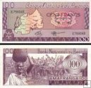 *100 Frankov Rwanda 1964-9, P8a AU