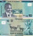 *10 Dolárov Namíbia 2015-21, P16 UNC *10 Dolárov Namíbia 2015-21, P16 UNC