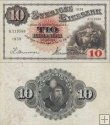 *10 Korún Švédsko 1939-40, P34 UNC