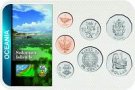 Sada 7 ks mincí Šalamúnove ostrovy 1 Cent-1 Dollar 1987-2010
