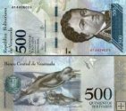 *5*500 Bolívares Venezuela 2016 P94a UNC