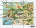 *Známky Benin 1998 Prehistorické zvieratá, razítkovaný hárček *Známky Benin 1998 Prehistorické zvieratá, razítkovaný hárček