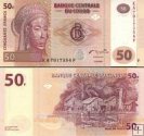 *50 Frankov Kongo Dem.Republika 2007, P97 UNC