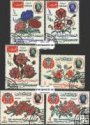 *Známky Jemen kráľovstvo 1965 Kvety razítkovaná séria